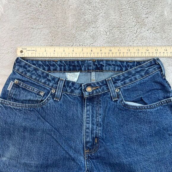 Carhartt Jeans Womens Size 10x30 Straight Leg Cotton Measures 30x30 - Picture 5 of 9
